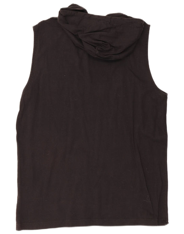 Vesta grafică pentru bărbați Champion, cu glugă, XL, bumbac negru