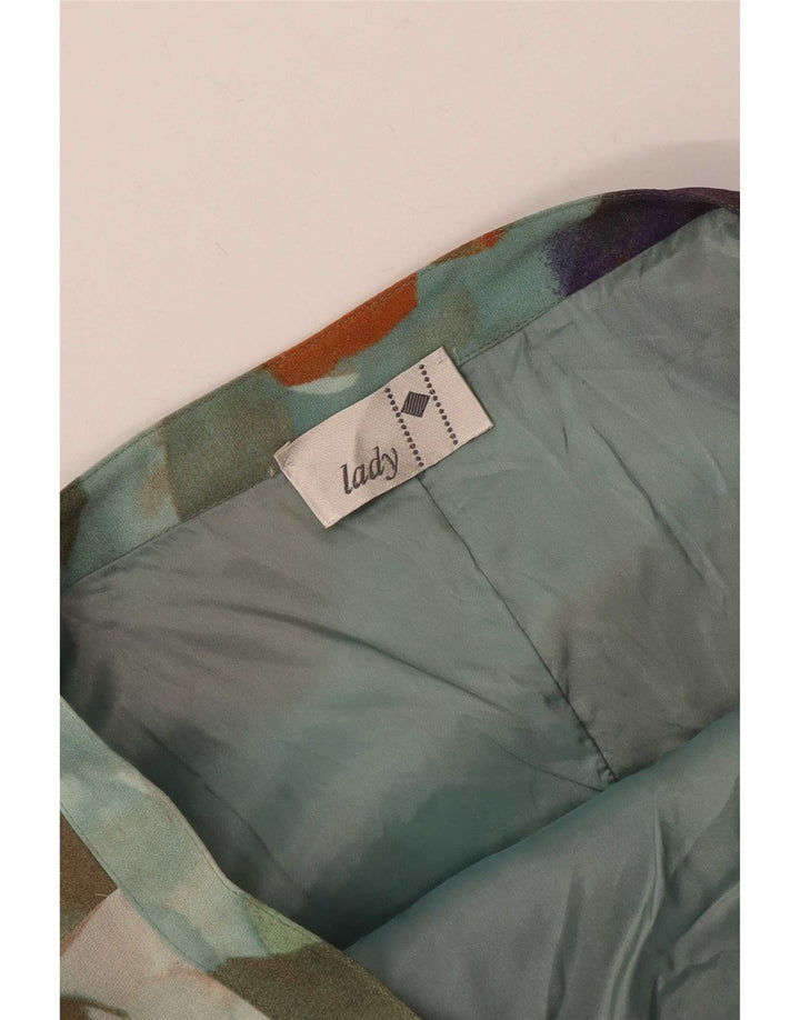 Fusta Wrap Vintage pentru femei W34, mare, multicoloră, florală