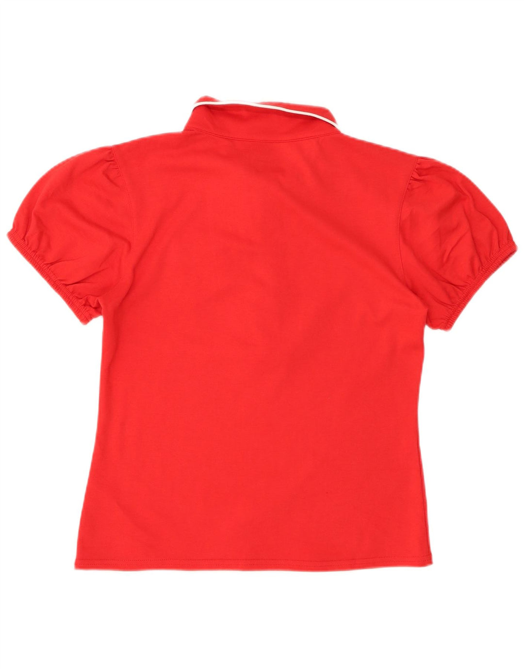Tricou polo FILA pentru femei UK 16 mare bumbac roșu