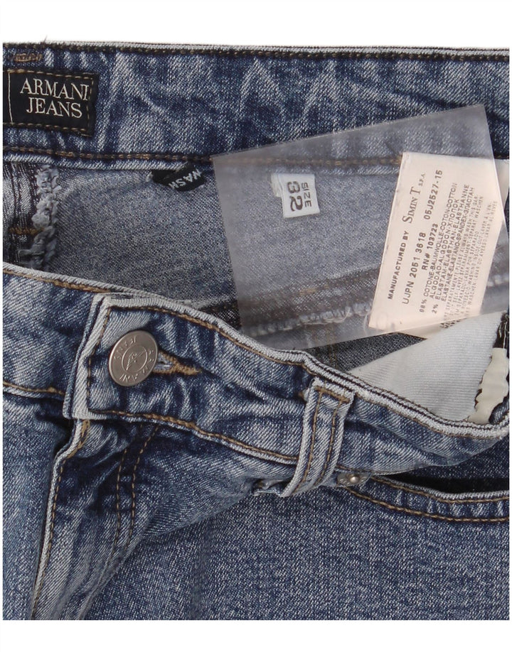 Armani Jeans Blugi Bootcut Bărbați W32 L30 Bumbac Albastru