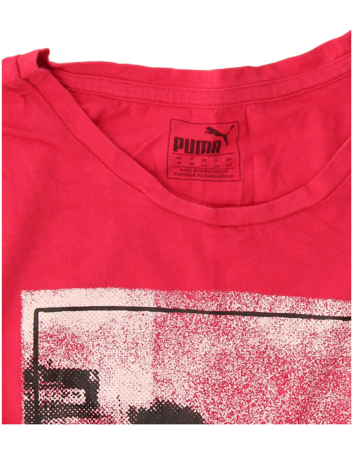 Tricou grafic Puma pentru femei Top UK 12 Medium Red