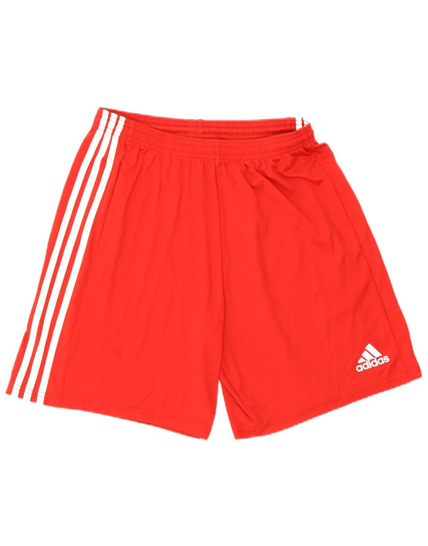 Adidas Mens Aeroready Sport Shorts Large Red Polyester