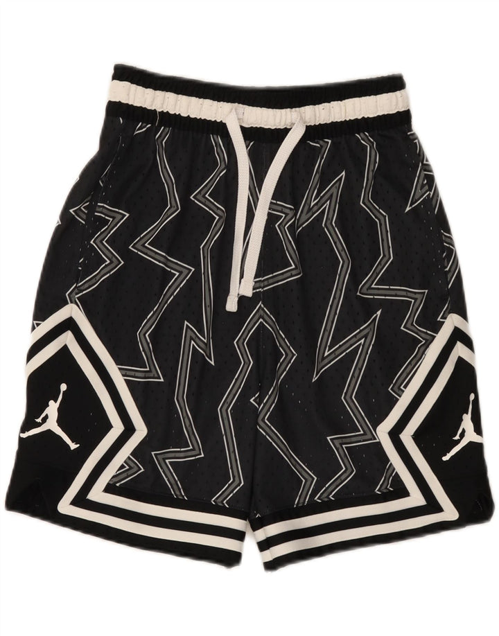 Pantaloni scurți sport Jordan pentru bărbați, poliester geometric, negru, mic