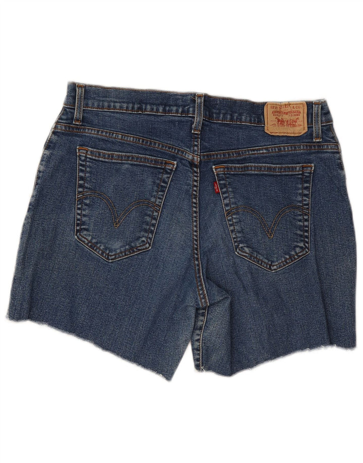 Pantaloni scurți din denim 550 relaxed fit pentru femei LEVI'S US 14 XL W32 bumbac albastru