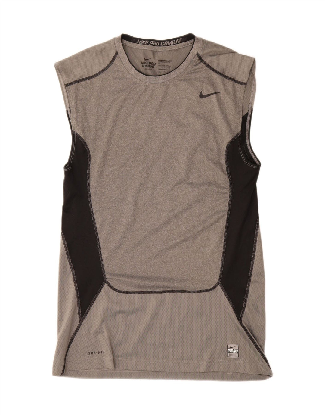 Vestă de compresie pentru bărbați NIKE Top 2XL, gri, poliester color bloc