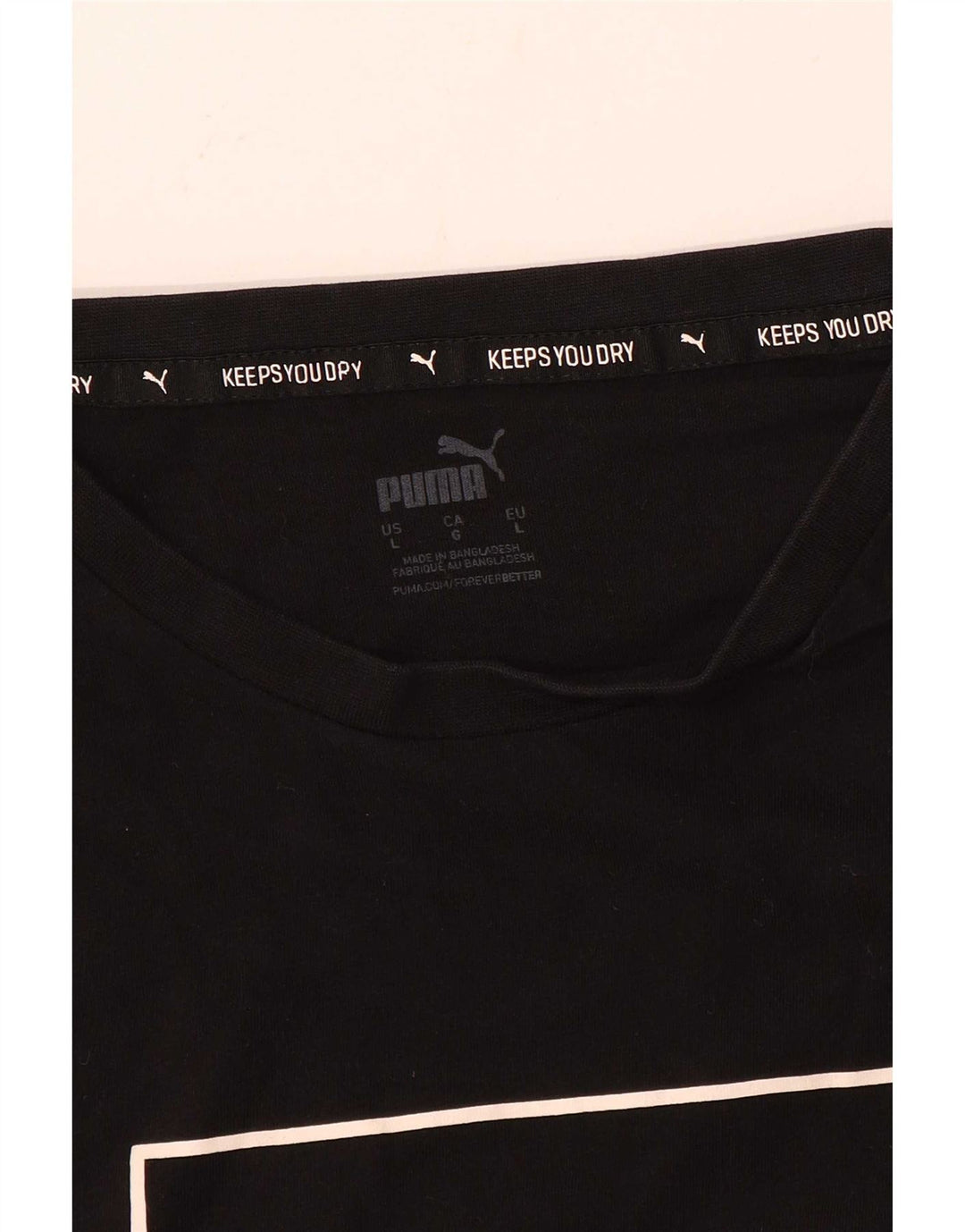 Tricou grafic Puma pentru bărbați Top Large Negru