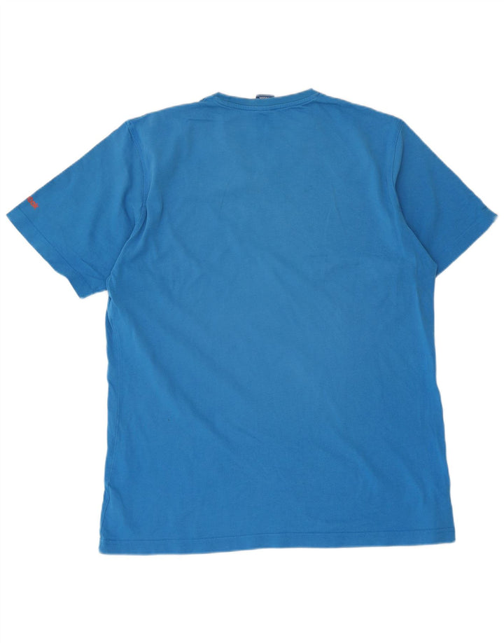 Tricou grafic Reebok pentru bărbați Top mare, albastru, bumbac