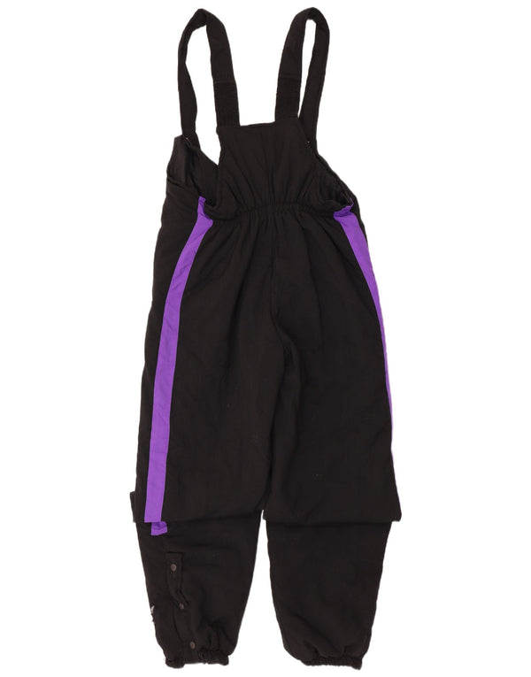 Salopetă de schi Vintage pentru femei XL W38 L30 Negru Colorblock