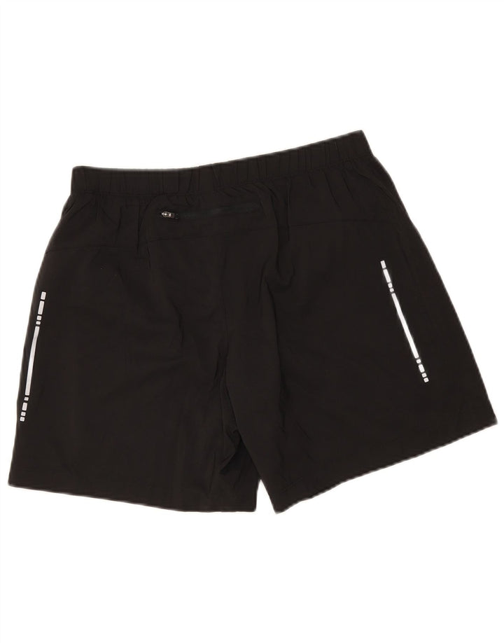 Pantaloni scurti sport Asics pentru femei UK 14 Medium Black Poliester