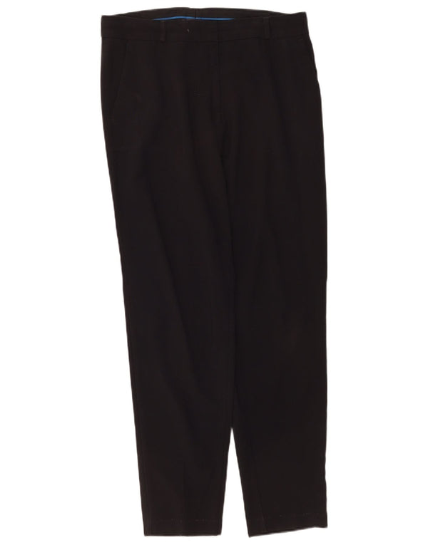 Pantaloni casual subțiri pentru femei Marks & Spencer UK 10 Small W30 L30 Negru
