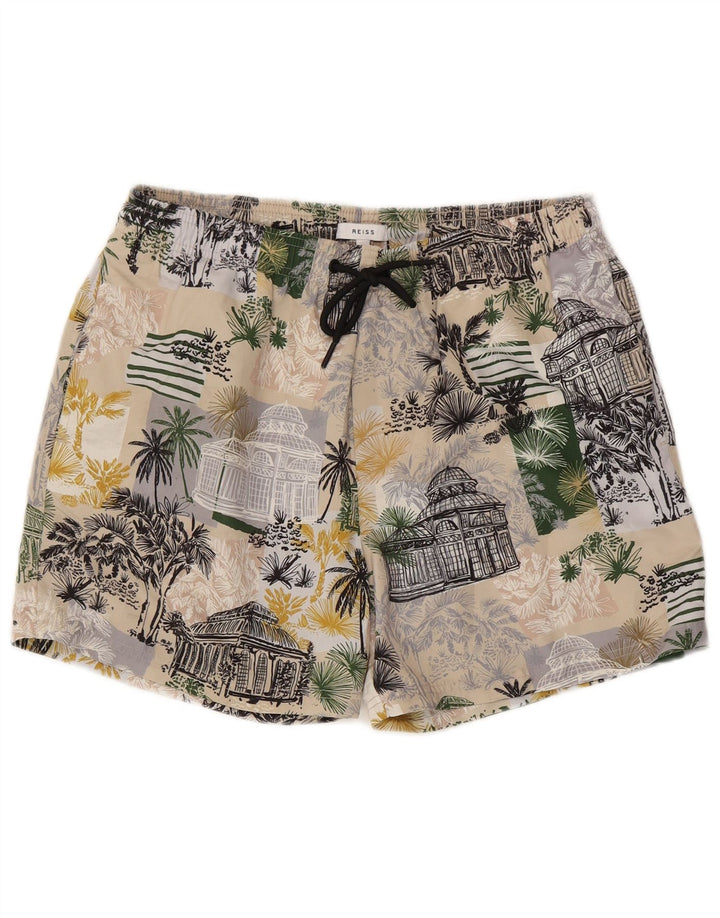 Pantaloni scurți de înot grafic pentru bărbați Reiss Poliester multicolor mediu