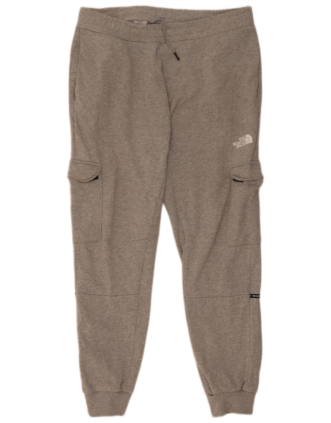 Pantaloni de trening The North Face pentru bărbați, cu grafică, pantaloni de jogging, gri mediu, pete