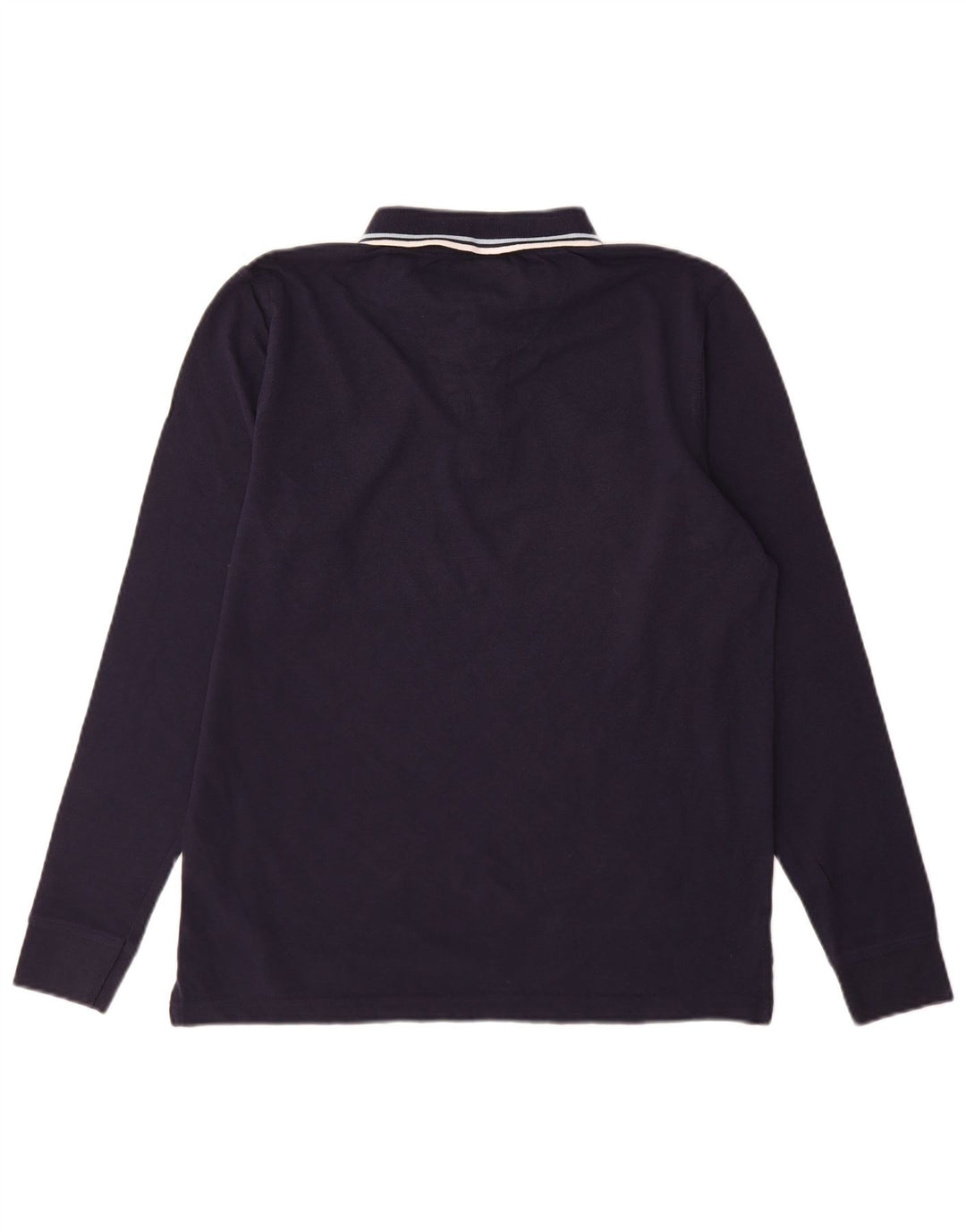 Cămașă polo cu mânecă lungă pentru bărbați Pierre Cardin, cu formă normală, albastru bleumarin mediu