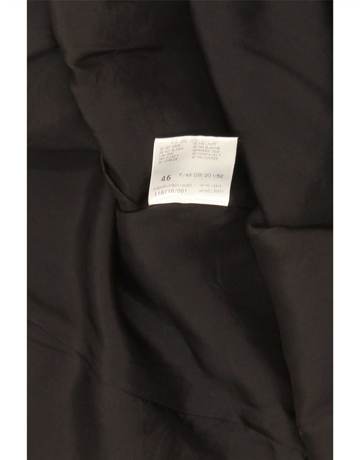 Jachetă vintage pentru femei cu model abstract, camuflaj negru UK 20 2XL
