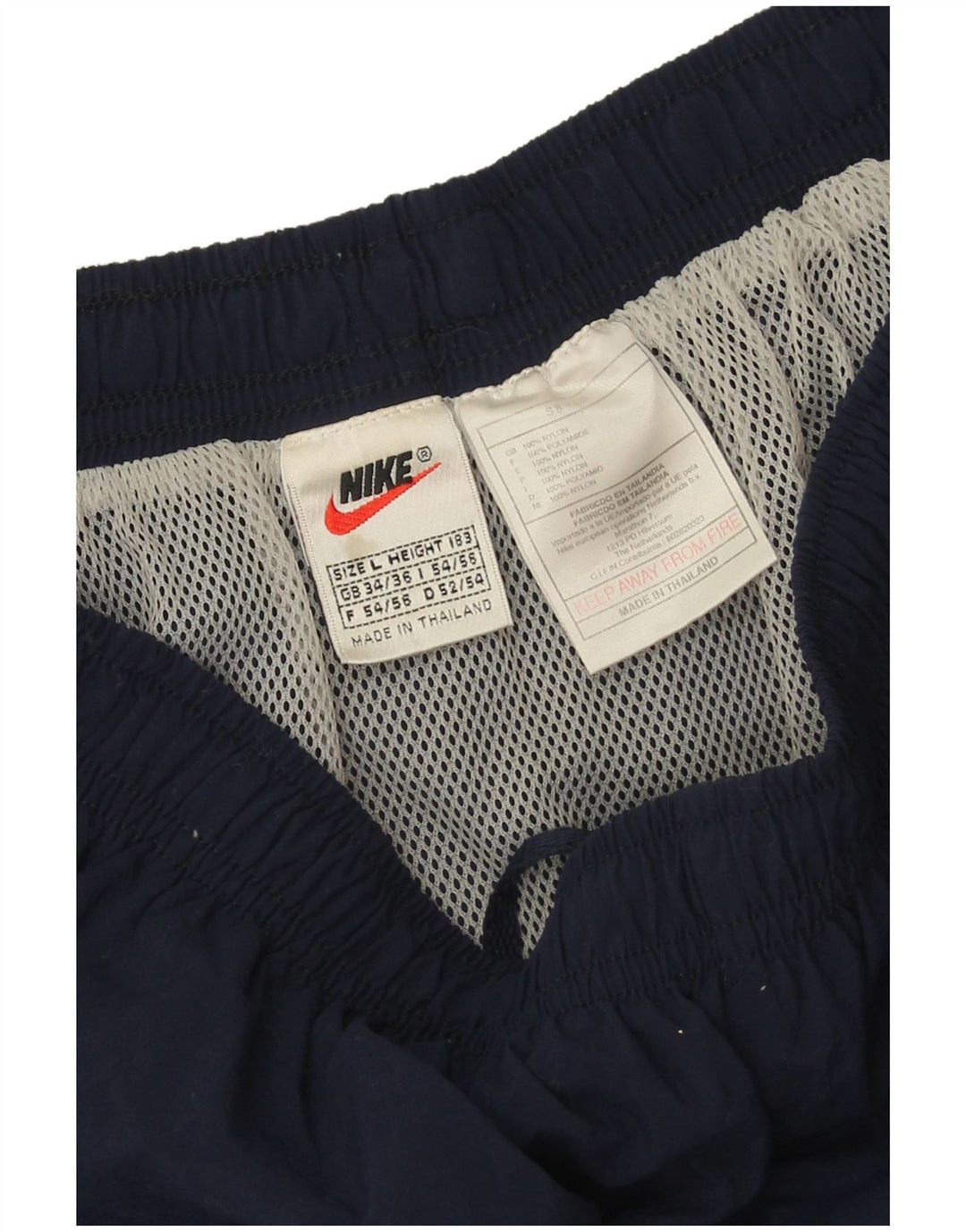 Pantaloni scurți sport grafic Nike pentru bărbați, nailon mari, bleumarin