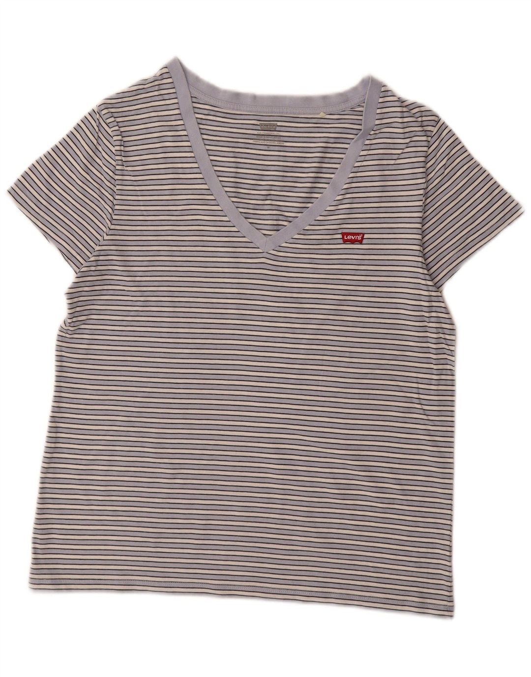 Tricou pentru femei Levi's Top UK 12 Medium Blue Striped