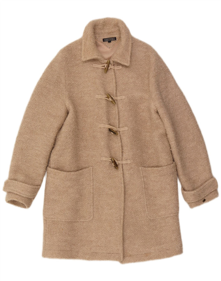 Palton Tommy Hilfiger pentru femei UK 10 Mic Bej Lână