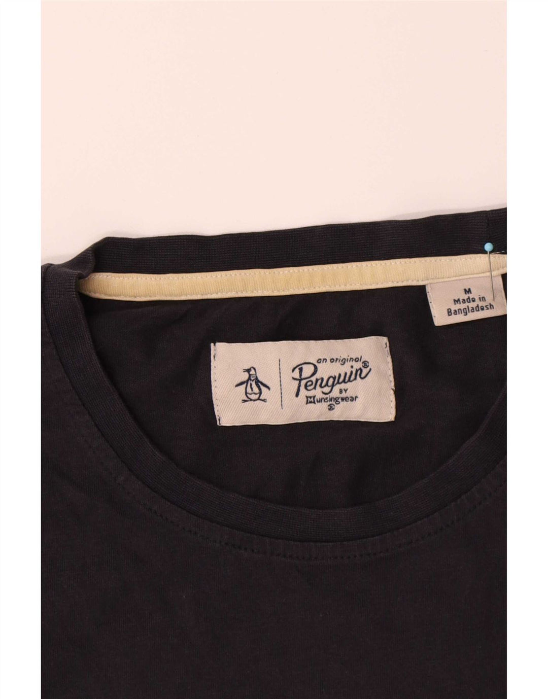 Tricou pentru bărbați Penguin Top Mediu Bleumarin Bumbac