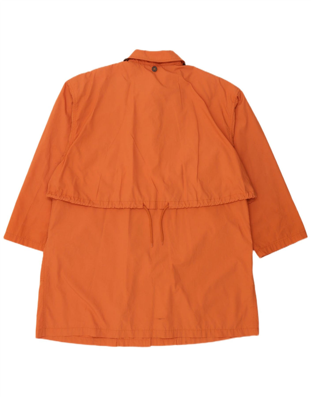 Pelernă de ploaie vintage pentru femei UK 18 XL portocaliu poliester