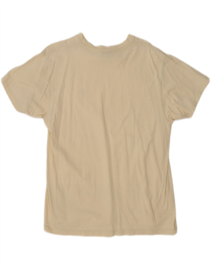 CHAMPION Womens T-Shirt Top UK 14 Large Yellow