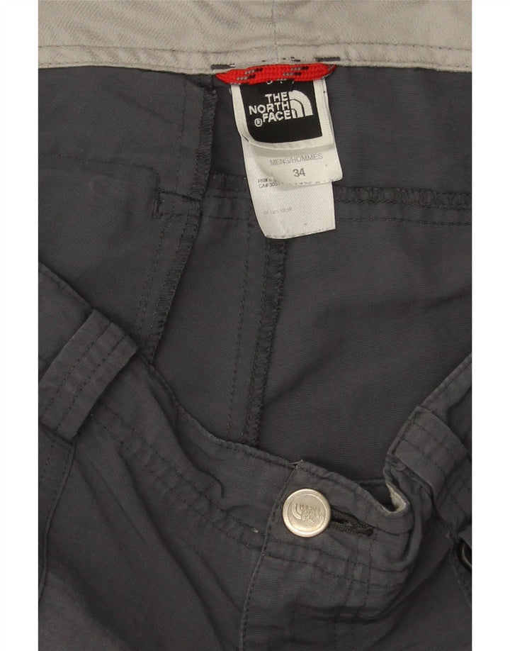 Pantaloni scurți cargo pentru bărbați THE NORTH FACE W34 Large, gri din nailon