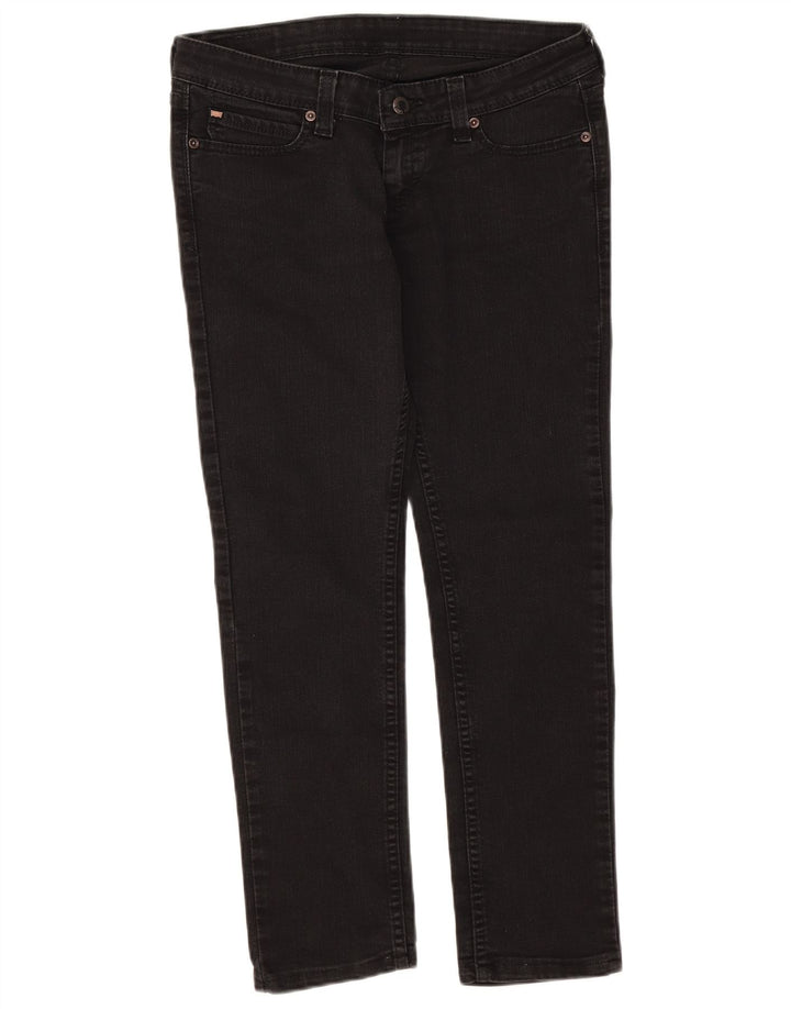 Blugi slim pentru femei Levi's cu talie joasă W29 L32 bumbac negru