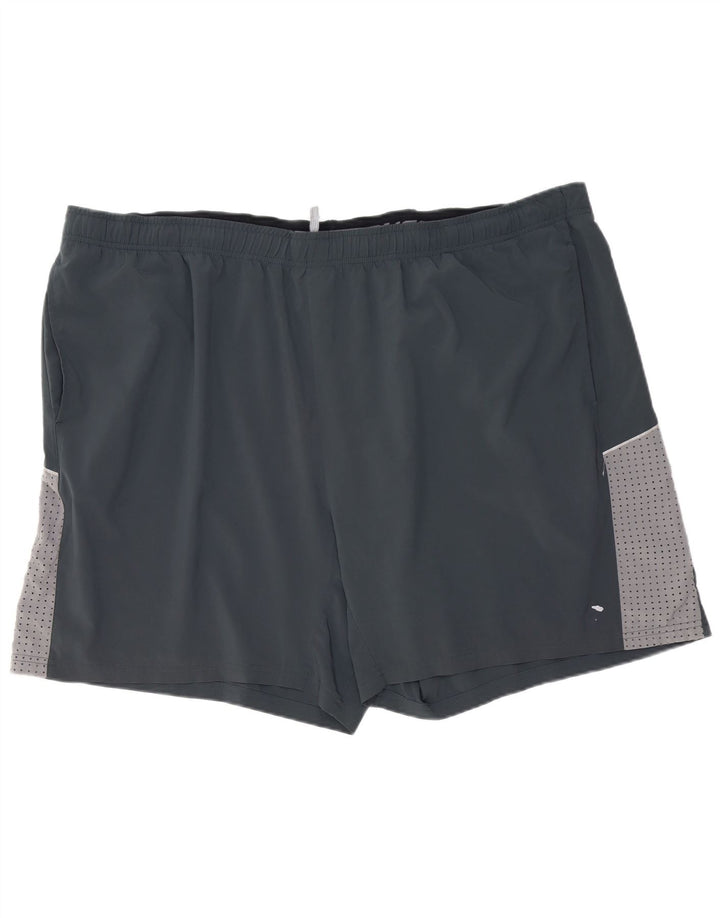 Pantaloni scurți de sport Dri-Power pentru bărbați Russell Athletic 3XL poliester gri