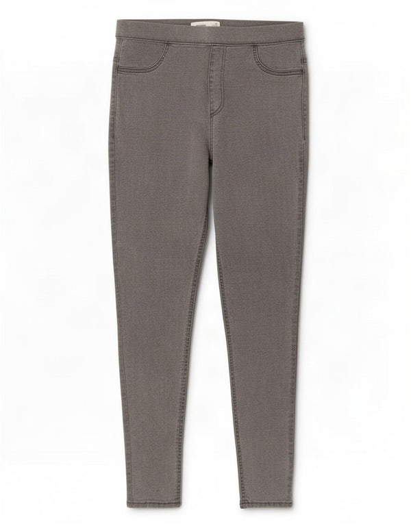 Blugi jegging pentru femei Marks & Spencer UK 12 Medium W30 L28 Bumbac gri