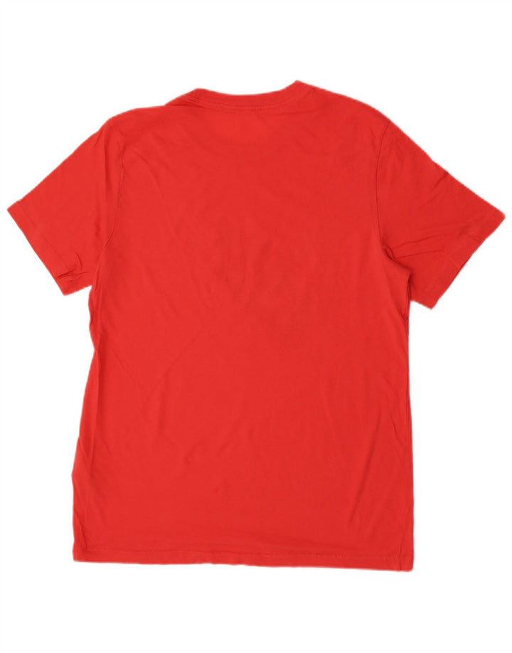 Tricou grafic Nike pentru bărbați Top din bumbac portocaliu mediu