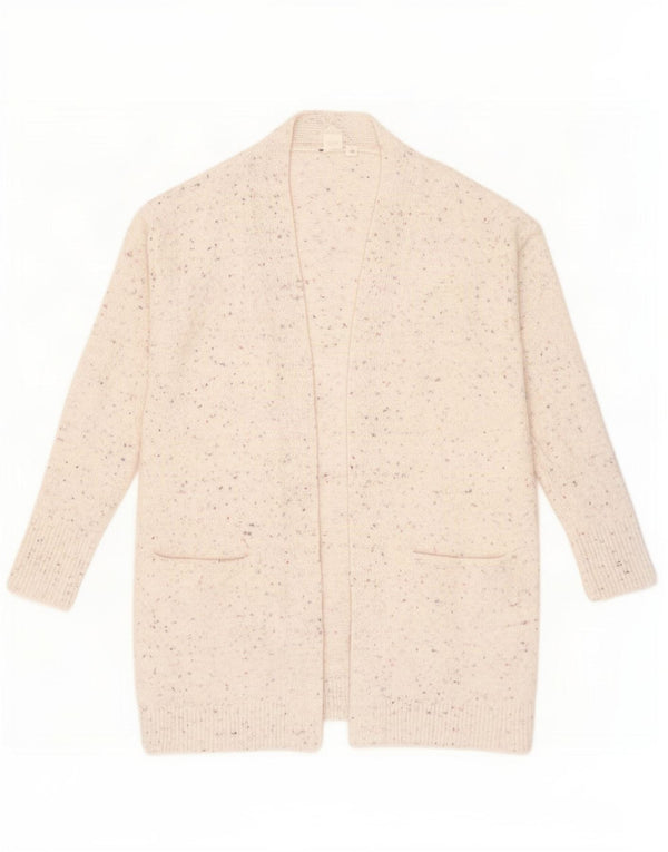 Pulover cardigan deschis supradimensionat pentru femei Gap UK 6 XS Bumbac cu pete albe