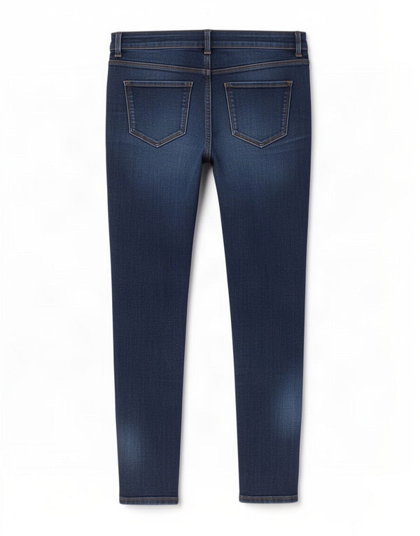 Blugi skinny pentru femei Marks & Spencer UK 12 Medium W29 L26 Bleumarin