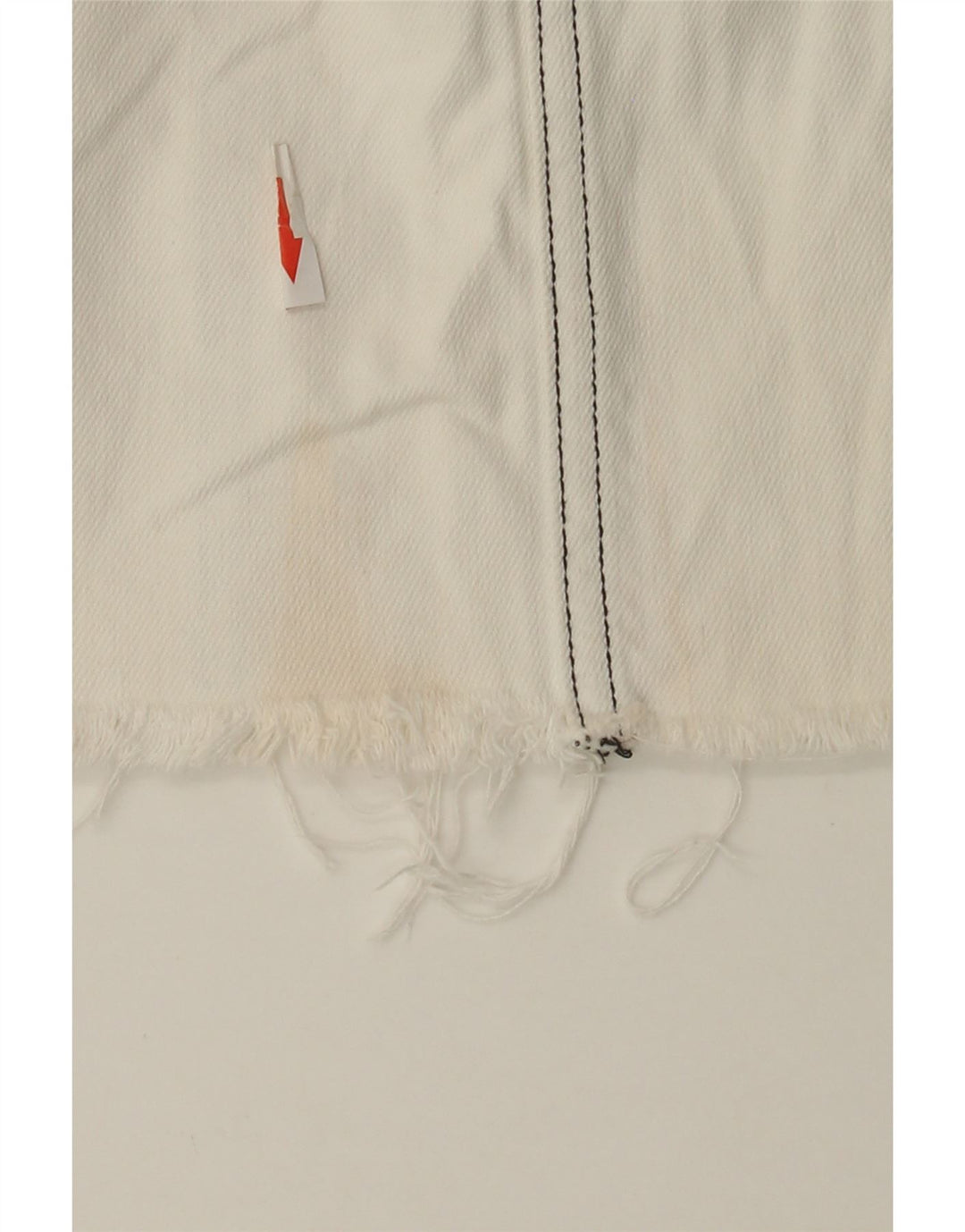 Fusta Mini Denim Zara Femei Mic W27 Alb