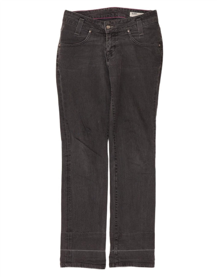 Blugi drepti Lee pentru femei W30 L33 bumbac negru