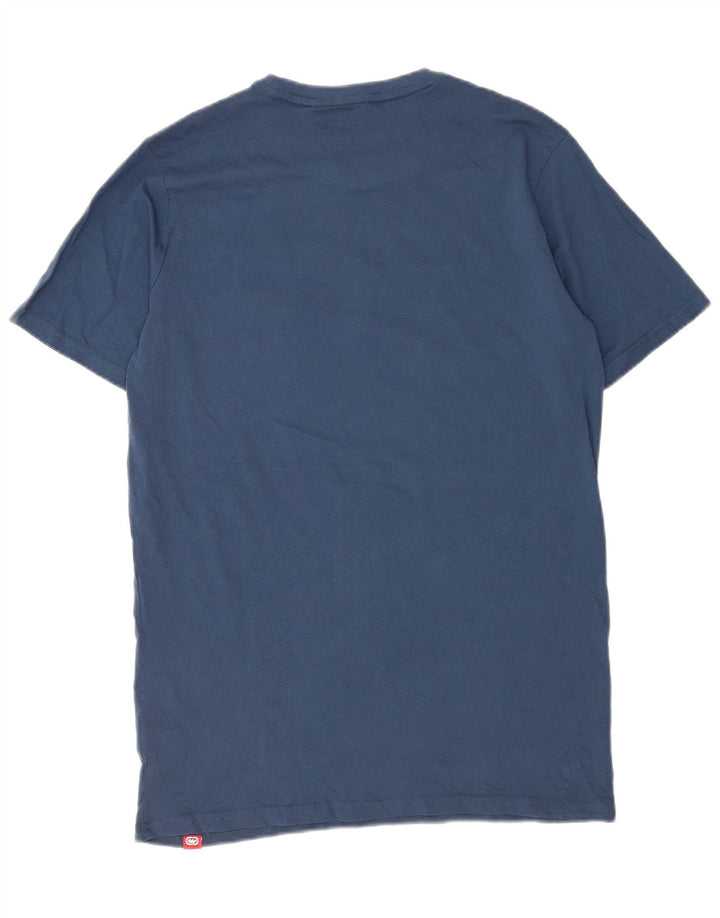 Tricou grafic pentru bărbați Ecko Unltd Top mare din bumbac bleumarin