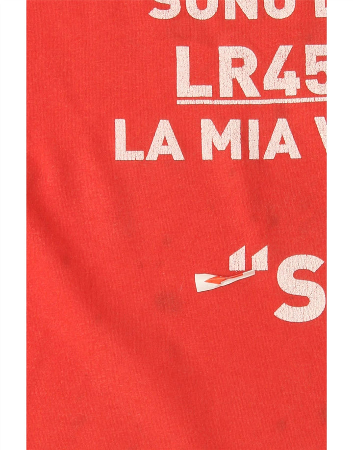 Tricou grafic pentru bărbați Rifle Top mare bumbac roșu
