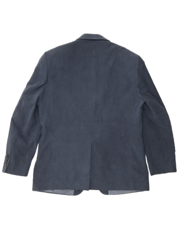 Jachetă pentru bărbați Marks & Spencer cu 2 nasturi, UK 38, poliester albastru mediu