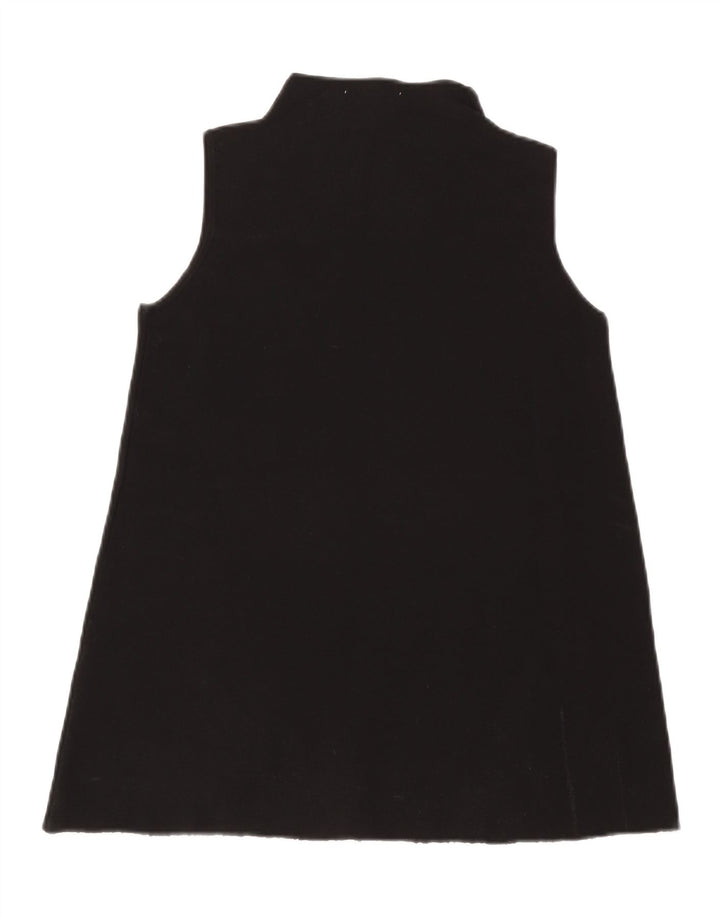 Top cu tunică fără mâneci pentru femei Zara UK 12 Medium Negru