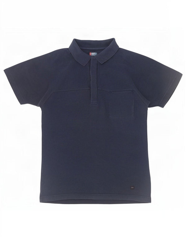 Cămașă polo Levi's pentru bărbați, bumbac, albastru bleumarin