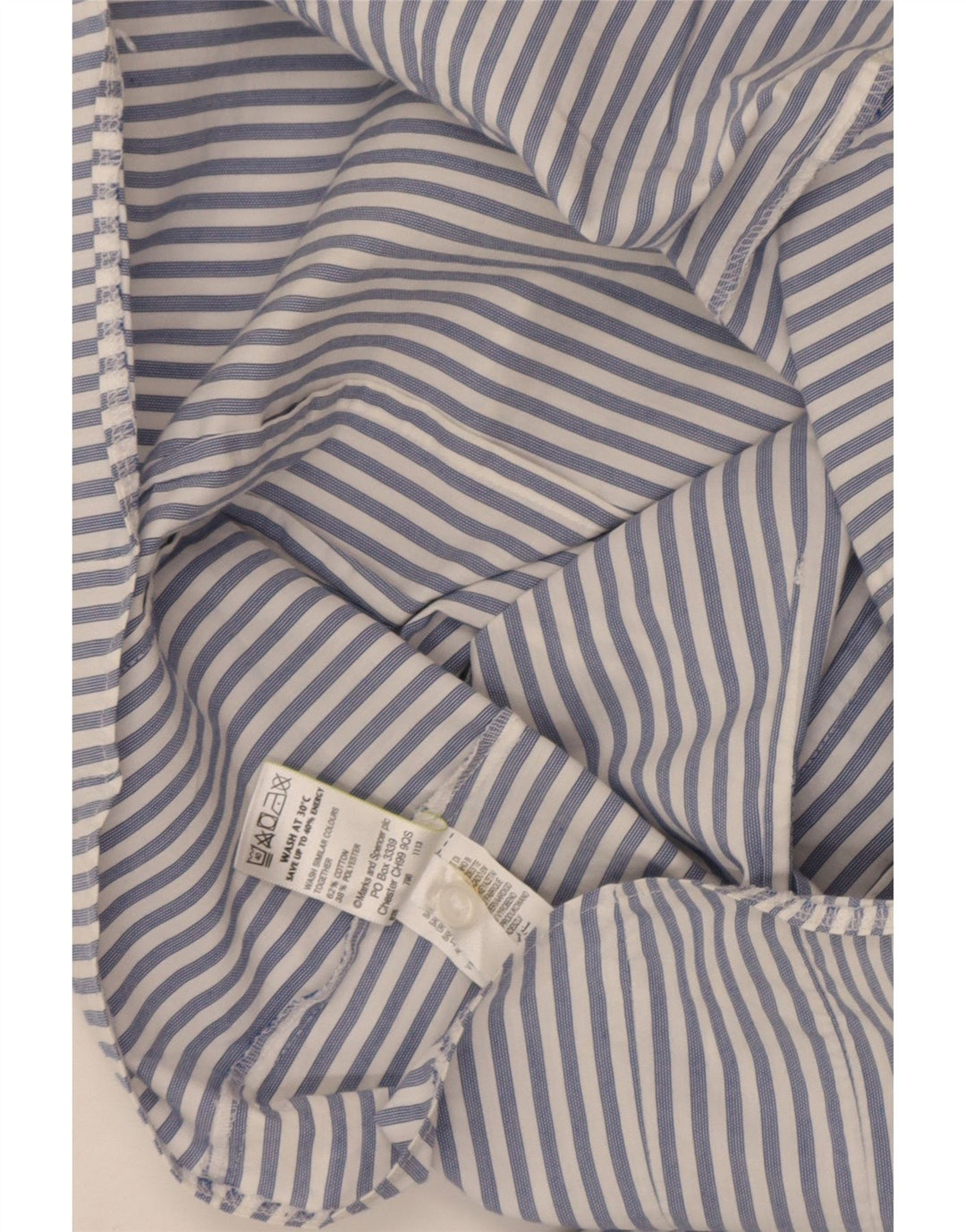 Cămașă pentru femei Marks & Spencer UK 12 Medium bleumarin, bumbac cu dungi
