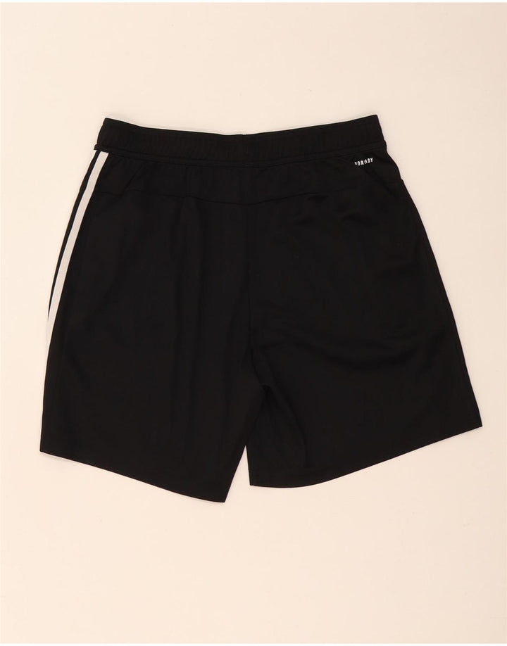 Pantaloni scurți sport Adidas Aeroready Regular Fit, pentru bărbați, poliester mediu negru
