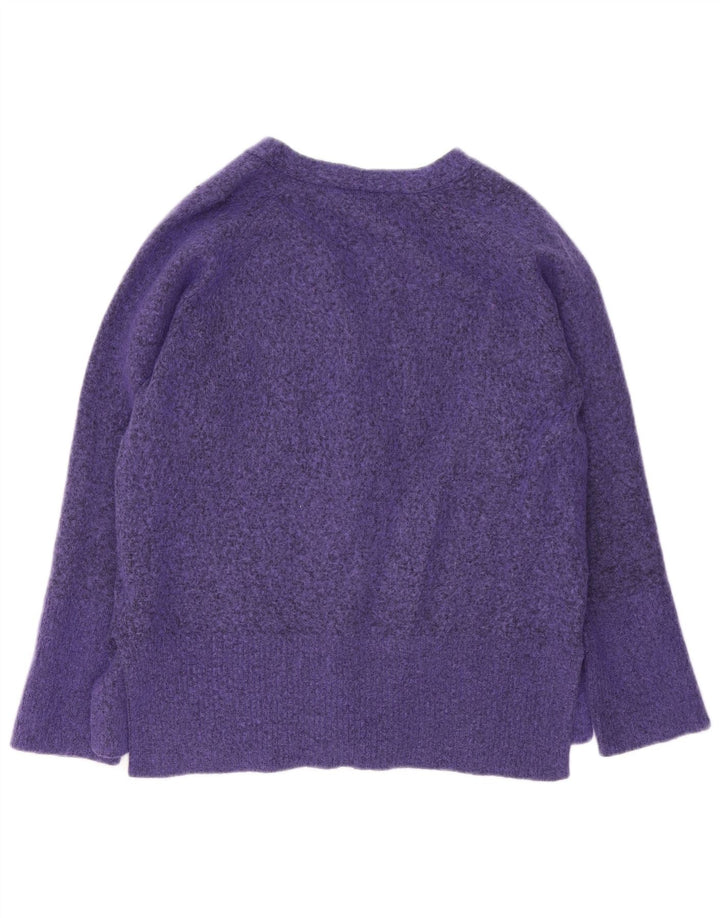 Pulover cardigan cu autograf pentru femei Marks & Spencer UK 14 Mov mediu