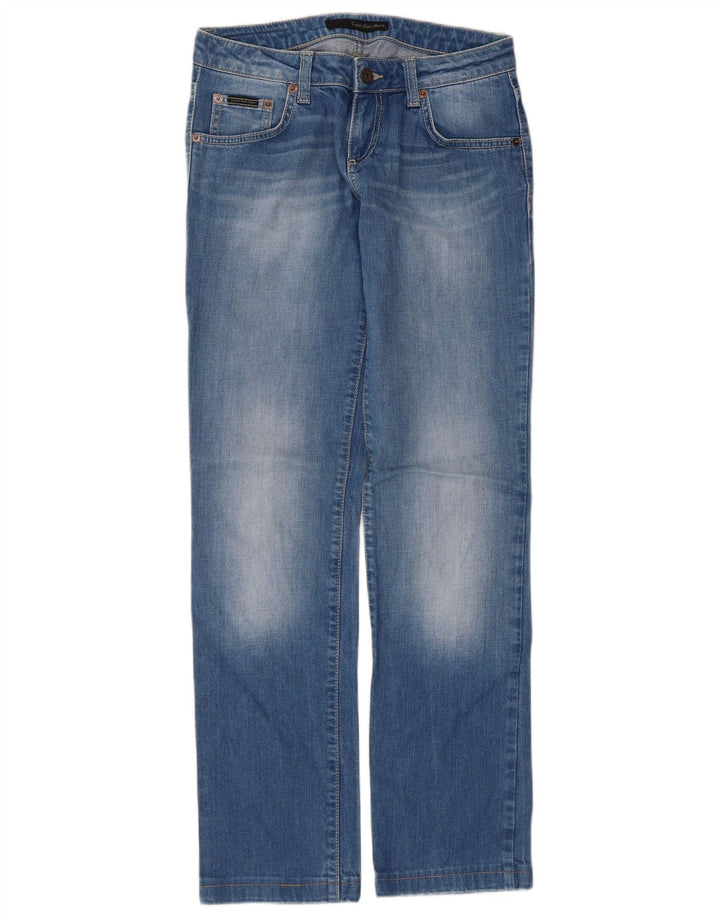 Blugi drepti pentru femei Calvin Klein W30 L30 albastru