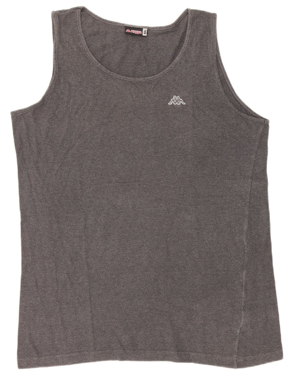 Vestă pentru bărbați Kappa, 2XL, bumbac gri