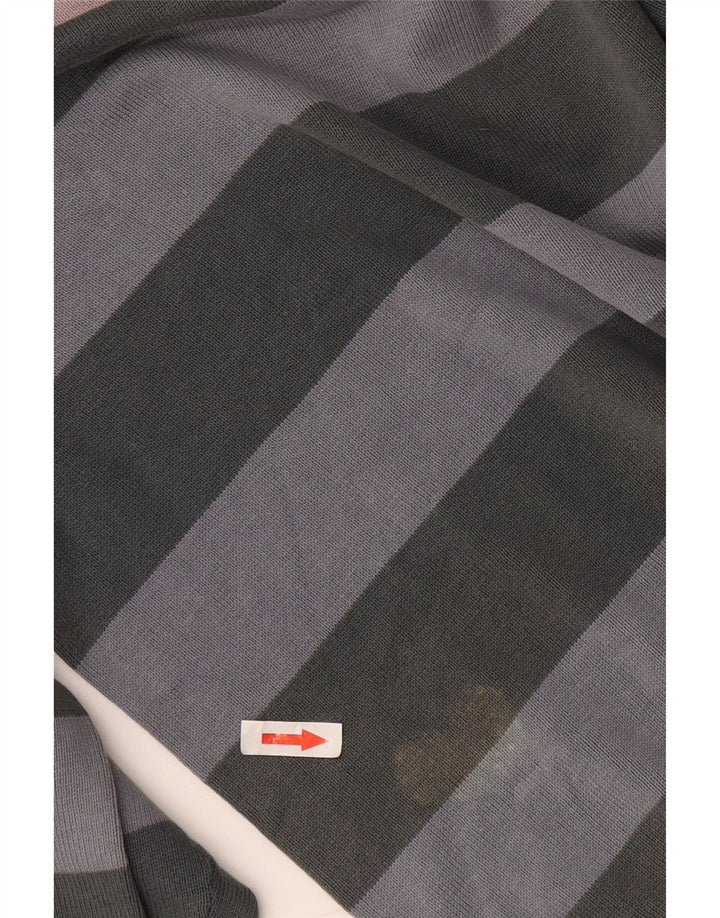 Pulover pentru bărbați Marks & Spencer Autograph cu gât turnat, 2XL, cu dungi gri