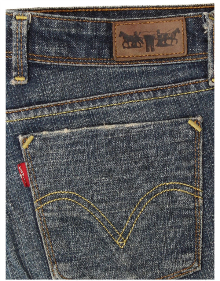 Blugi drepti pentru femei Levi's 627 W30 L27 Albastru