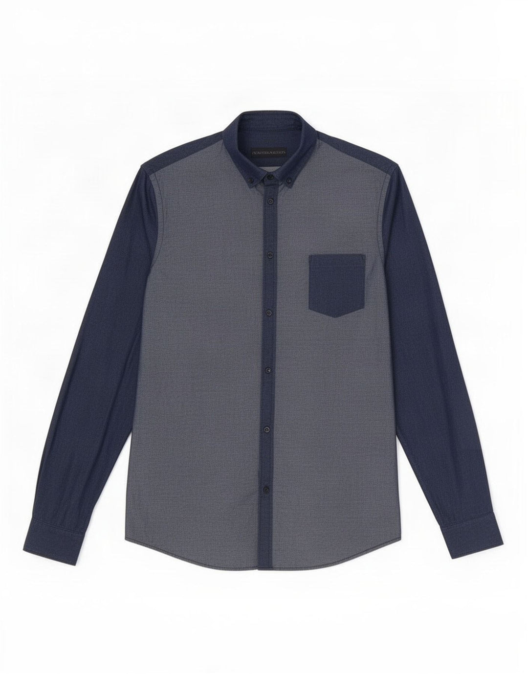Trussardi Cămașă Bărbați Mărimea 40 Bumbac Mediu Bleumarin
