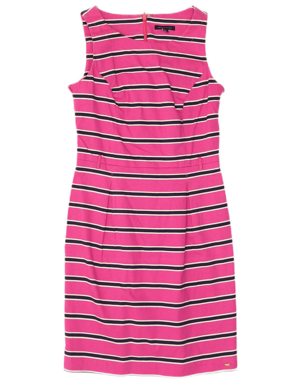 Rochie de damă Tommy Hilfiger, fără mâneci, US 4 XS, bumbac cu dungi roz