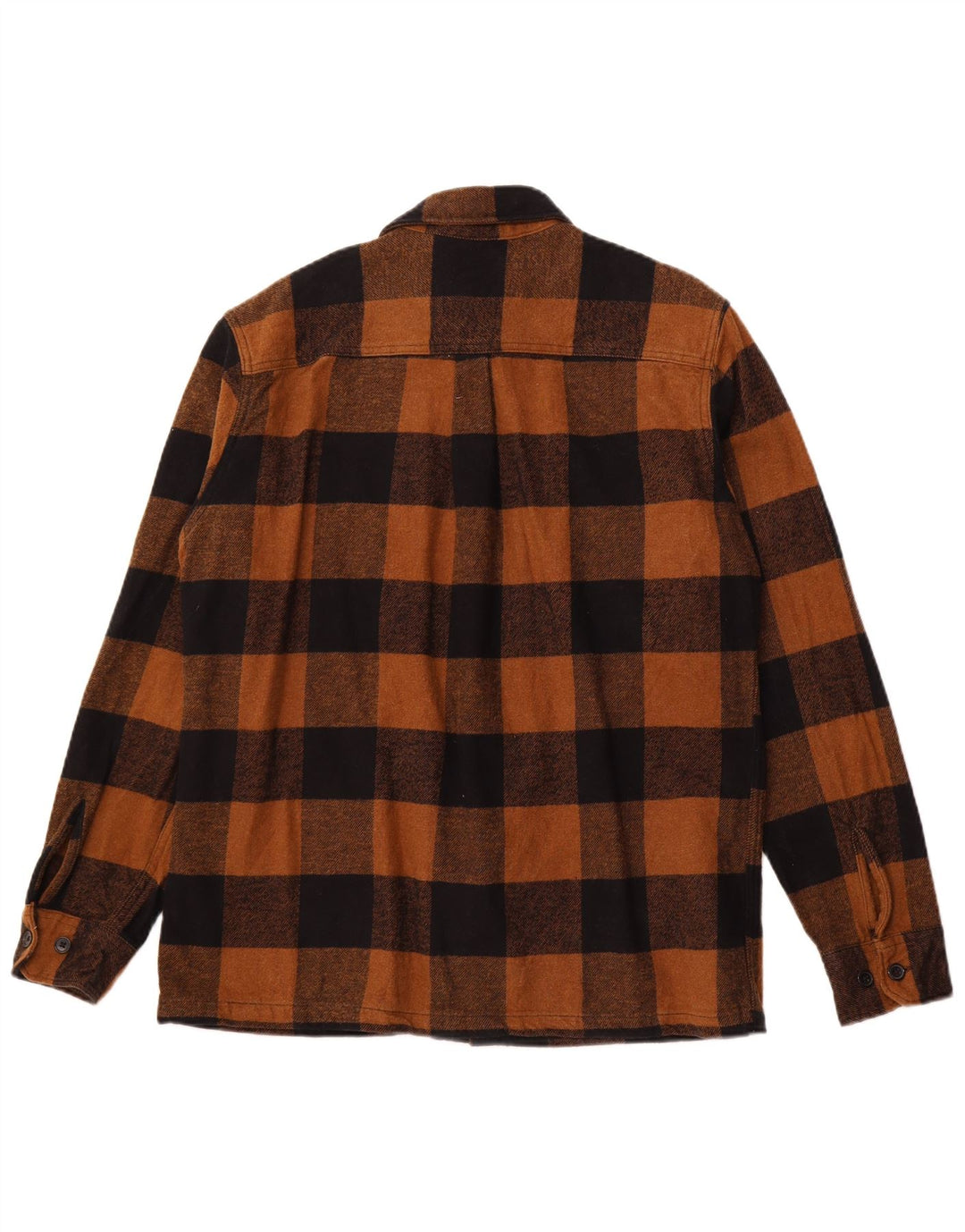 Cămașă de flanel pentru bărbați JACK & JONES XL, bumbac cu carouri maro