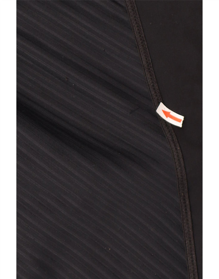 Jachetă de trening pentru bărbați Adidas cu glugă, mare, negru, poliester