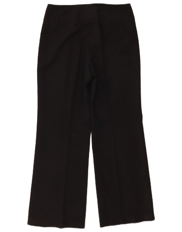 Pantaloni casual drepti pentru femei Marks & Spencer UK 12 Medium W32 L30 Negru